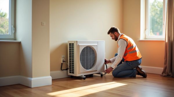 Le devis d'un chauffage réversible, pose et mise en service comprises