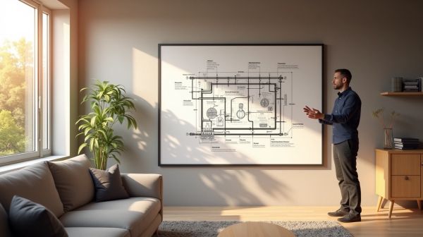 Le devis d'un chauffage réversible, pose et mise en service comprises