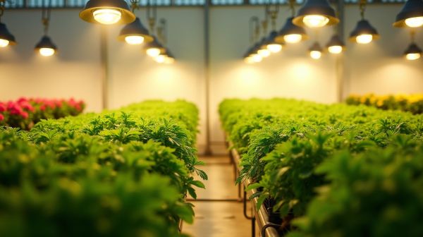 Optimisez votre production avec un éclairage led horticole professionnel