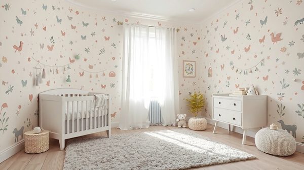 Papier peint chambre bébé : 800 motifs pour une déco douce