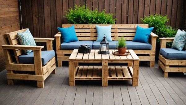 Mobilier en palette : créez votre espace extérieur unique